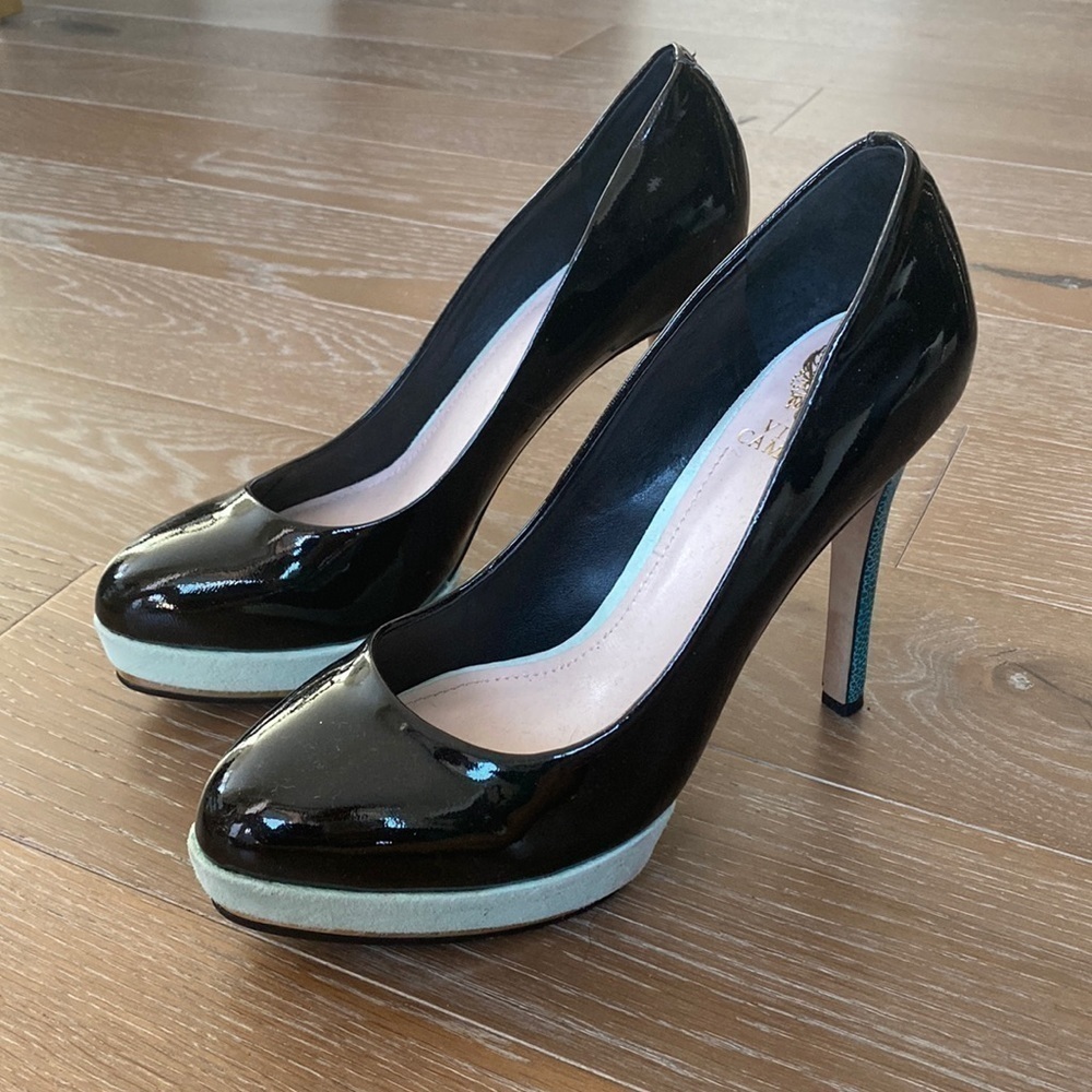 Vince Camuto Patent Leather Platform Pump | 9M